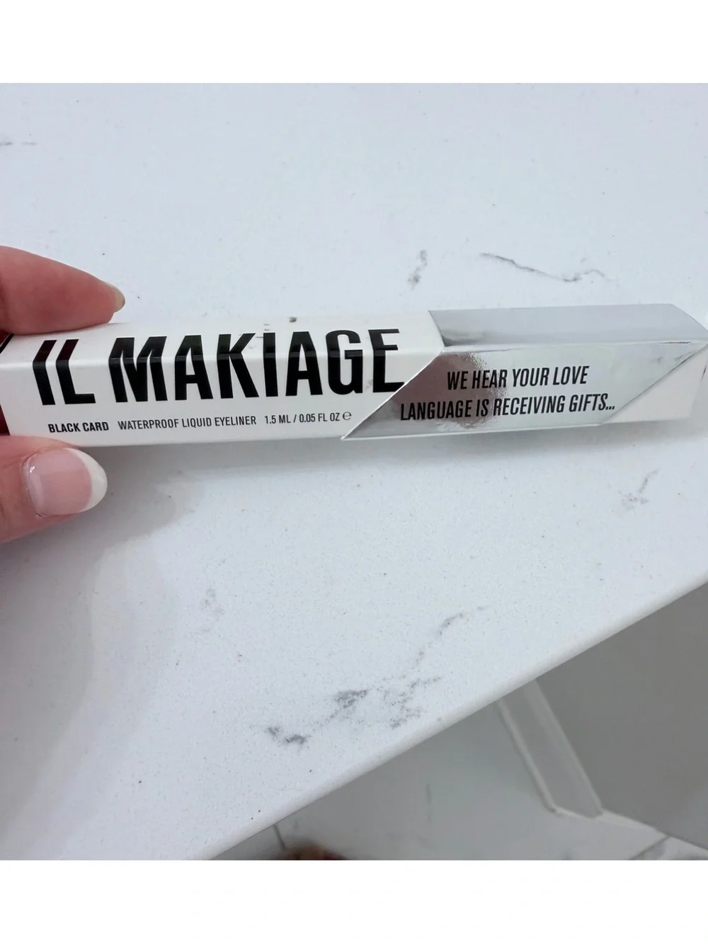 IL MAKIAGE Black Card Waterproof Liquid Eyeliner — Black